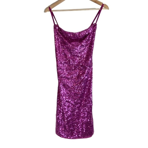BCBGMaxAzria Sequined Mini Party Dress NWT - Picture 2 of 5